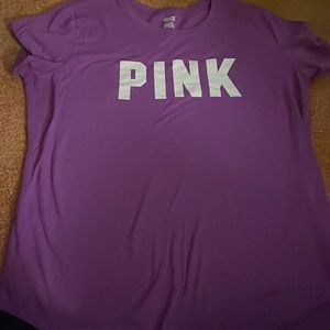 PINK short sleeve t shirt in large